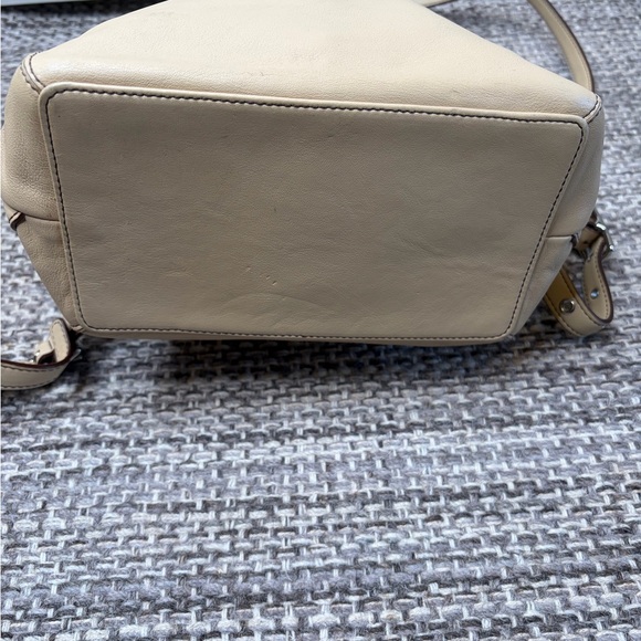 Vintage Coach Legacy Beige Leather Drawstring Backpack 9368 Classic Bag - Picture 3 of 15